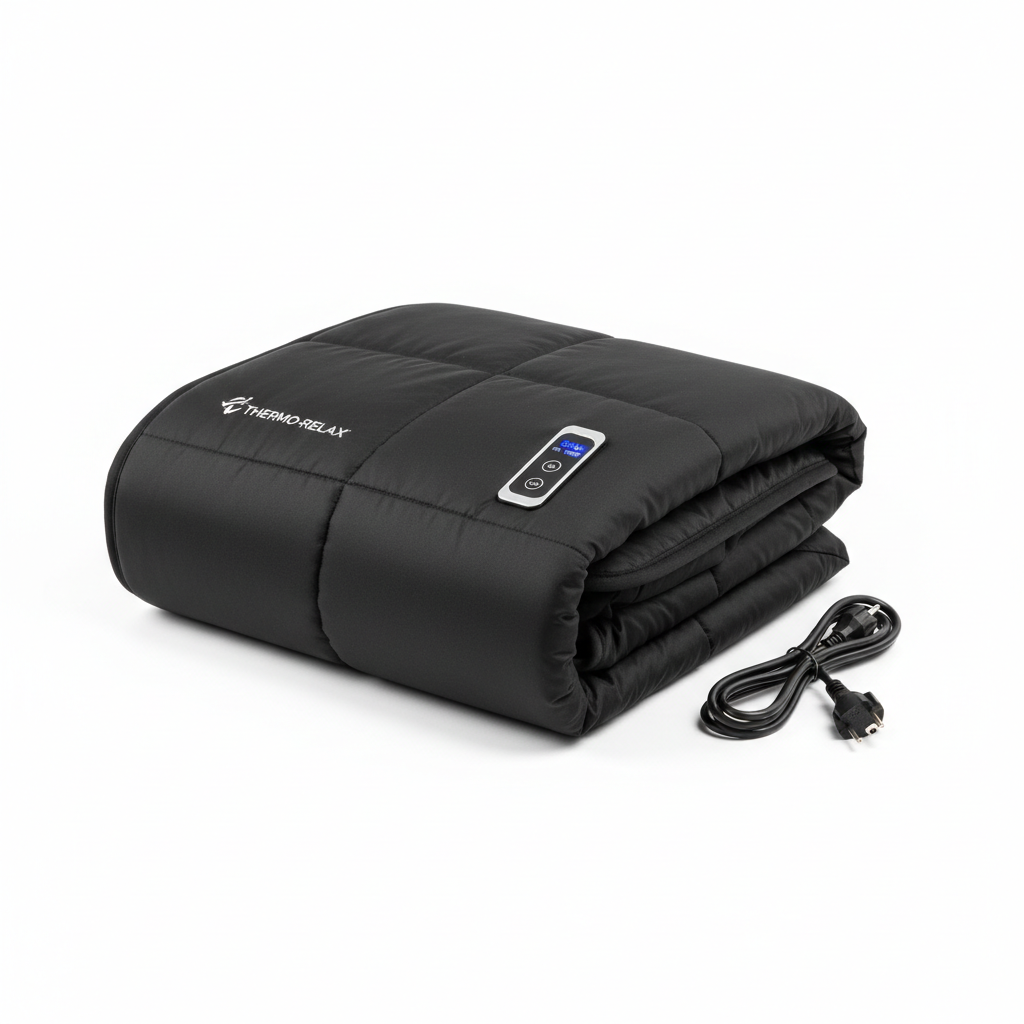 Infrared sauna blanket in black