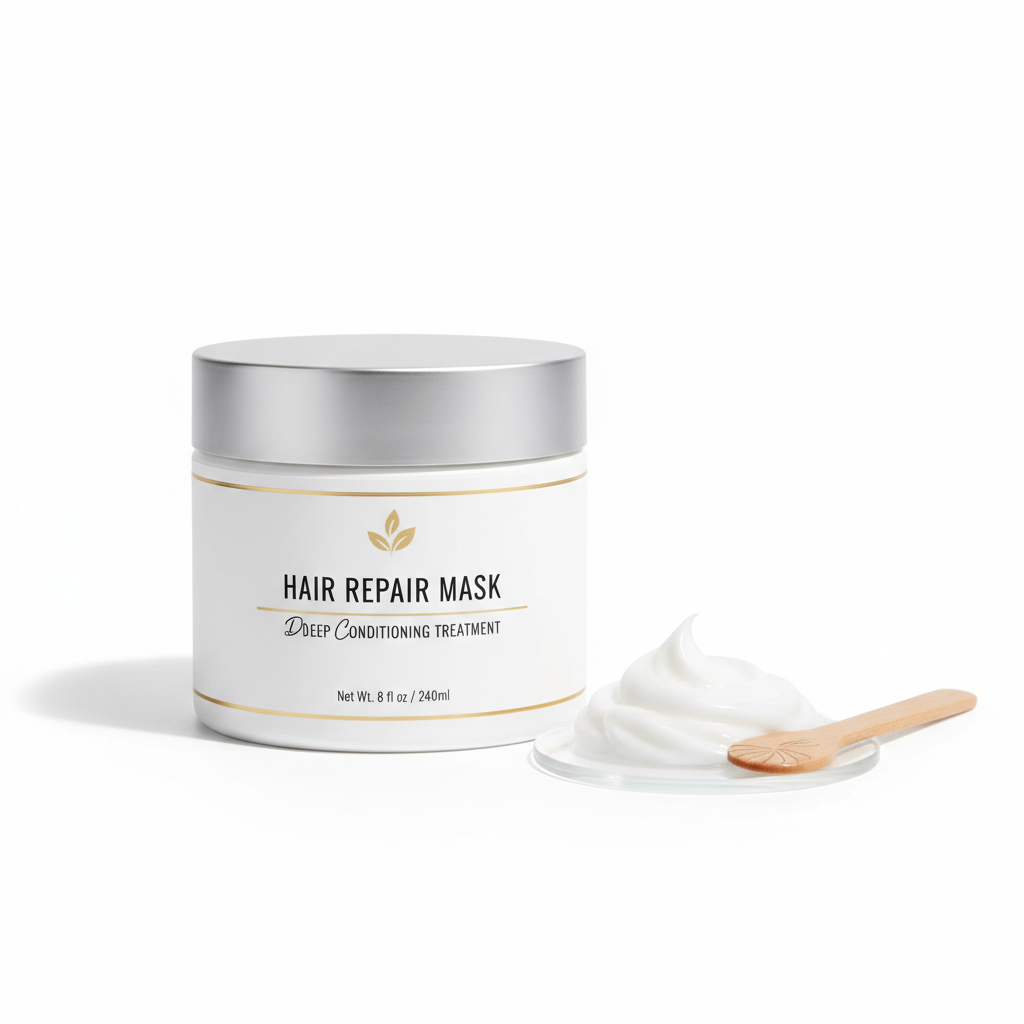 Hair repair mask classic white jar